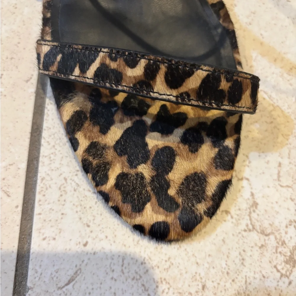 Elegant Black and Brown Stiletto Heels with Animal Print - Picture 5 of 5